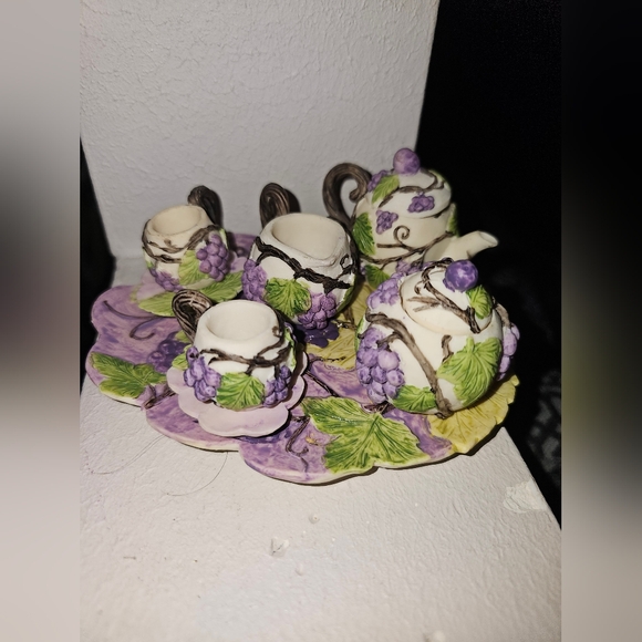 Miniature tea set - Picture 3 of 5